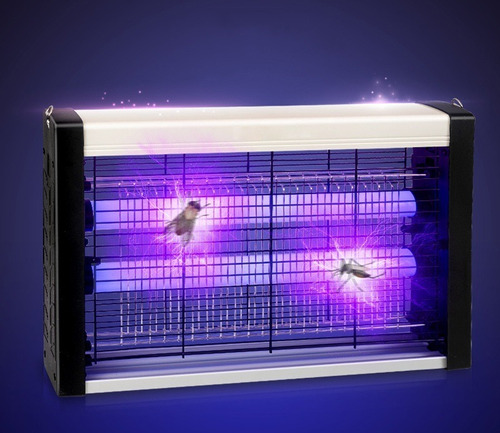 Imagen 2 de 6 de Mata Moscas Mosquitos Zancudos 20w Luz Uv