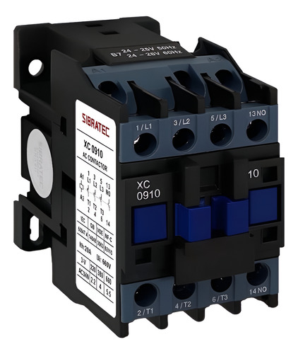 Contator Linha Xc 0910 1na 09a Bobina 24vca Tripolar