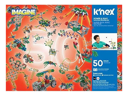 K.nex Imagine - Juego De Construccion Motorizada Power And