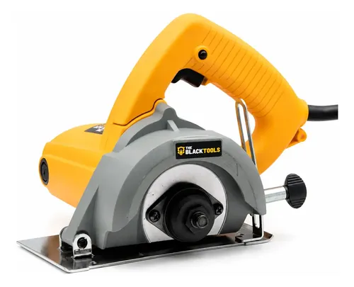 Serra Mármore Concreto Profissional 1200w 4.3/8 Pol BTS1200 The Black Tools Cor Amarelo