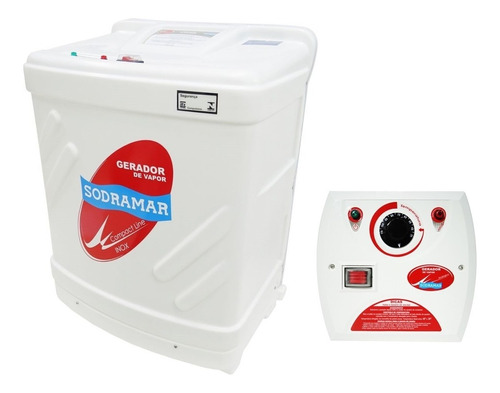 Gerador De Vapor Sodramar 9kw 220v Inox + Quadro Analógico