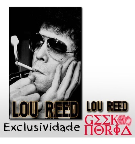 Imã Criativo Personalizado Rock - Lou Reed