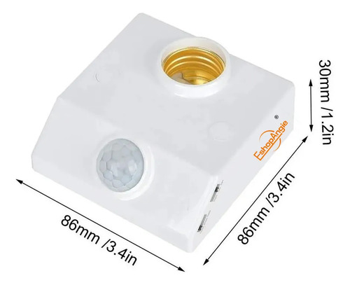 Soquete Sensor Movimiento Ampolletas E27 220v