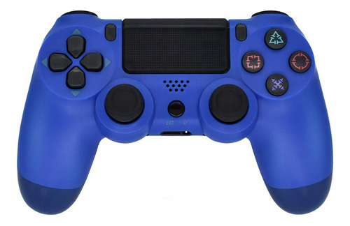 Controlador de joystick inalámbrico PS4 compatible con Play 4 PC, Android, color azul