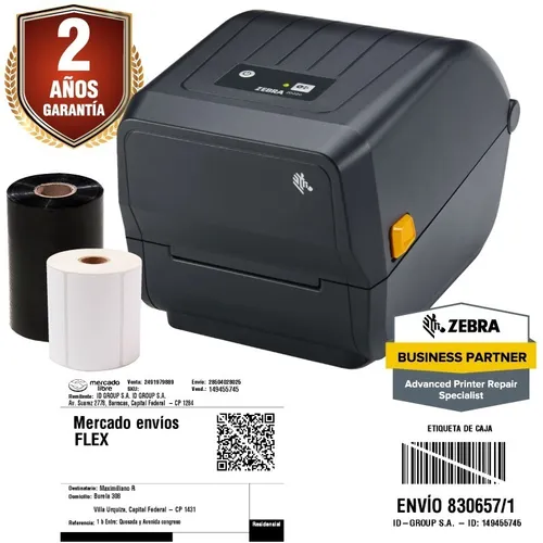 Impresora Zebra Zd220 - Ideal Mercadoenvios Y Full