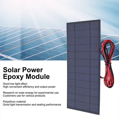 Placa De Módulo Epoxi De Energía Solar Dc6v 6w Herramienta D