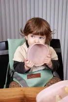 Comprar Silla De Comer Bebe Portátil Booster Plegable Super Compacta Color Verde Aqua Silla De Comer Booster Plegable