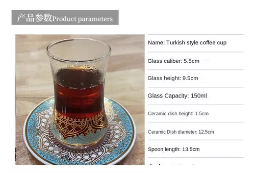 Fecho do jogo de chá turco doces doces e chá perfumado generative ai