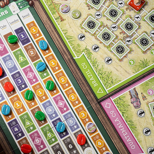 Capstone Games: Coffee Traders - Juego De Mesa De Estrategia