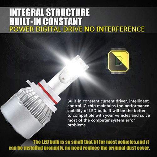 Para D Kit Faros Delanteros Led Luz Alta Y Luz Baja For