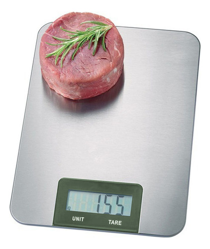 Balança Digital Culinaria Alta Precisão Inox Até 15kg Capacidade Máxima 15 Kg Cor Verde