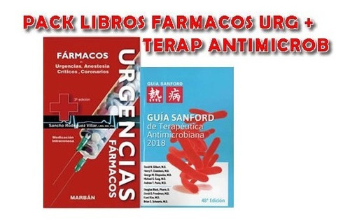 Pack Sancho Farmacos Urgencias Y Sanford Terap Antimicrobian