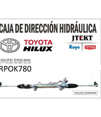 Cremallera Direccion Hidráulica Toyota Hilux 2016/..original