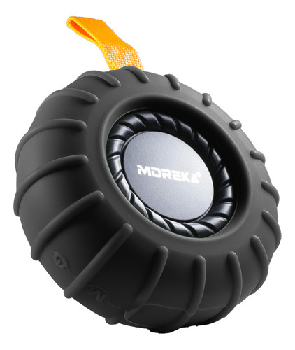 Bocina Portátil Moreka M407 Mini Altavoz Bluetooth 5w Resistente Al Agua Luz Rgb Tws Color Negro