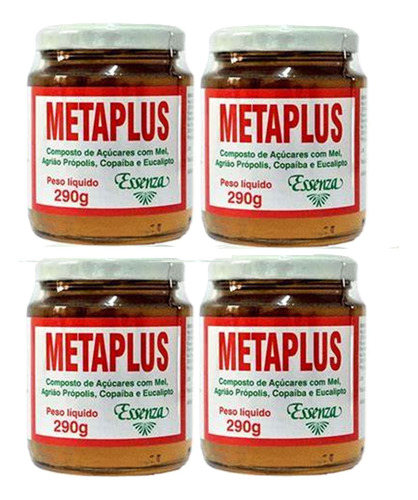 Kit 4 Metaplus Agrião Própolis Guaco Copaíba Eucalipto