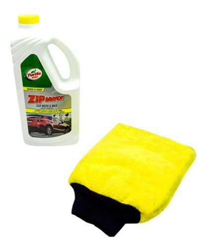 Shampoo Con Cera Auto Protege Espuma Guante Carnauba