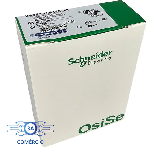 Sensor Indutivo Schneider Xs4p18ab110 12/48vdc 8mm Analógico