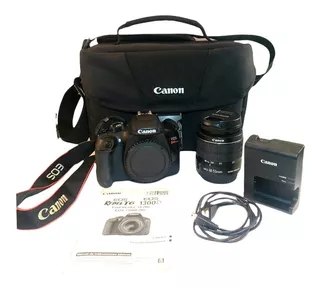 Camara Digital Canon Eos Rebel T6 + Lente 18-55mm + Bolso