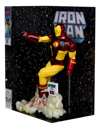 Mcfarlane Marvel Collection: Iron Man Num 256 Escala 1/6