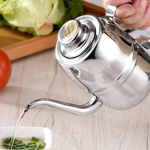Dispensador De Aceite De Acero Inoxidable, Resistente 350 Ml