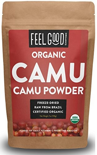 Camu Camu Orgánica En Polvo Feel Good   7 Onzas 