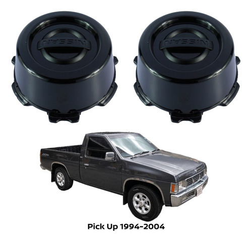 Par Tapones Negros Nissan Pick Up 1996 Nissan