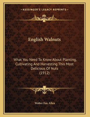 Libro English Walnuts: What You Need To Know About Planti...