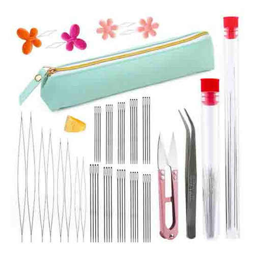 Juego De Agujas Para Abalorios De Joyería Diy