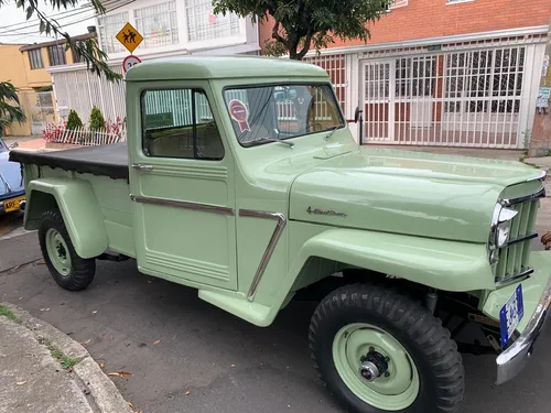 Jeep Willys Pickup De Platon 1963 4x4 Placa Clásico