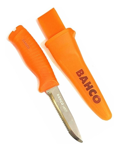 Cuchillo De Rescate Flotante Bahco Mango Fosforescente 22cm