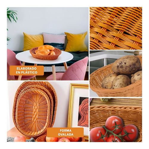 Canastilla Util De Alimentos 40x30x7 Y+post-it Adhesivos