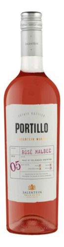 Portillo rosé malbec vinho argentino 750ml