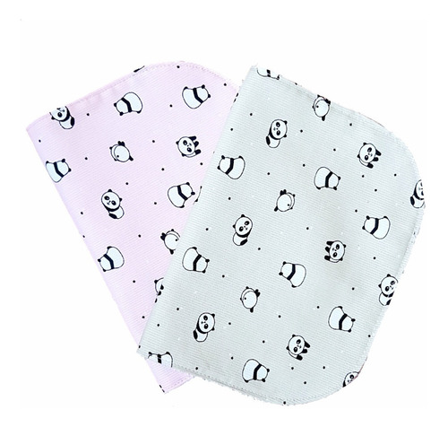 Pack X 2 Babitas Panditas Piqué Toalla Para Bebé Toallita