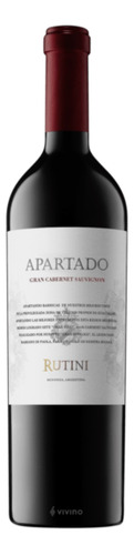 Apartado Rutini vino Gran Cabernet Sauvignon 750ml