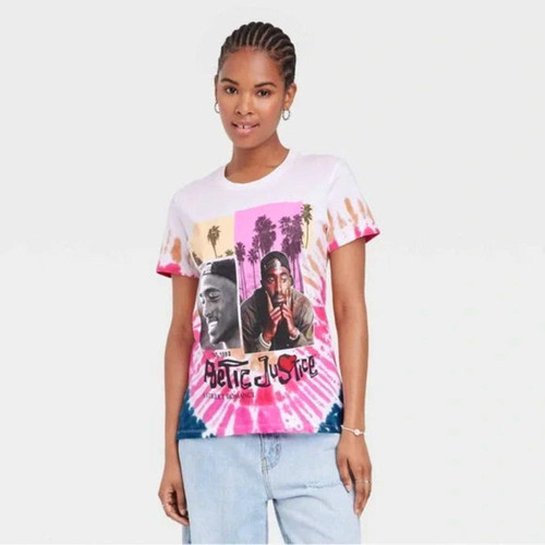 Playera Philcos Poetic Justice Talla S De Mujer-b25 (Usado)