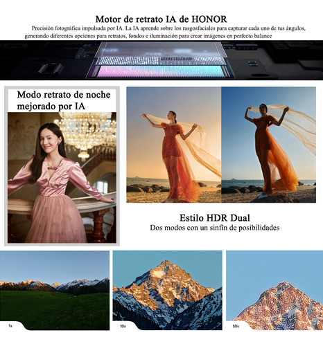 Celulares Honor 200 5g Dual Sim 256gb 12gb Ram Triple 50mp Portrait Camera 120hz Refresh 6.7'' Oled 100w Supercharge,white