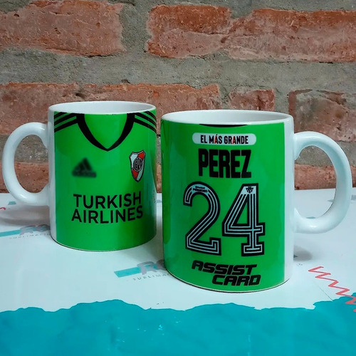 Taza Sublimada De Cerámica Enzo Pérez (arquero)