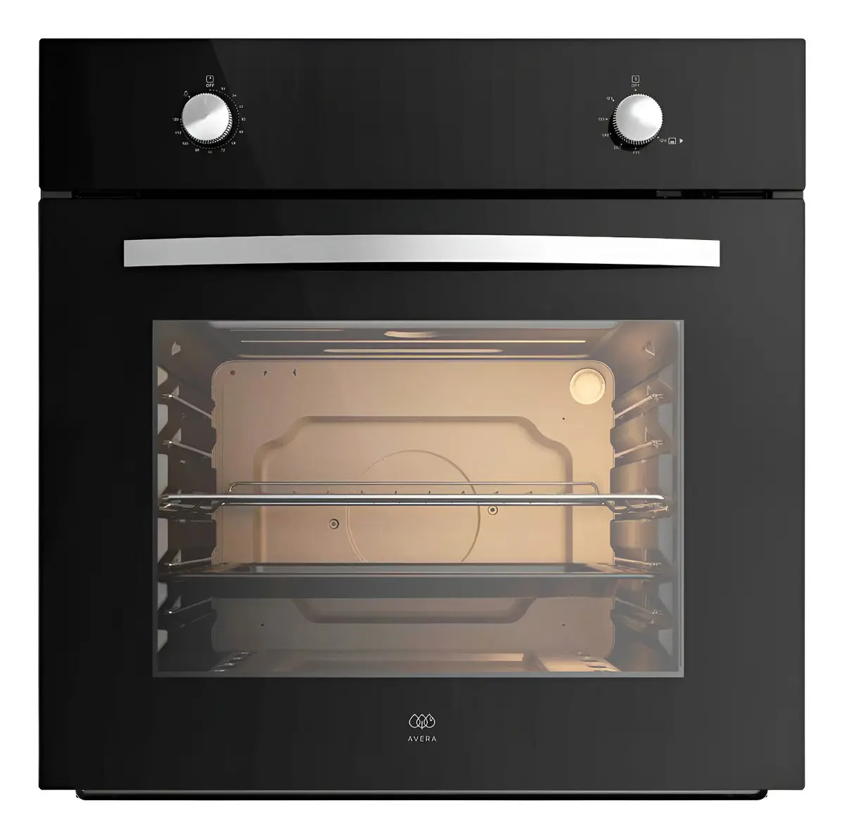 Horno Empotrable De Gas Lp 58 Lts 60 Cm 127 V Avera He00lp Negro
