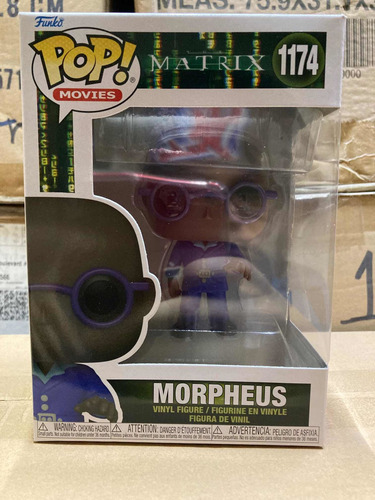 Morpheus 1174 Matrix Funko Pop Keanu Reeves Original