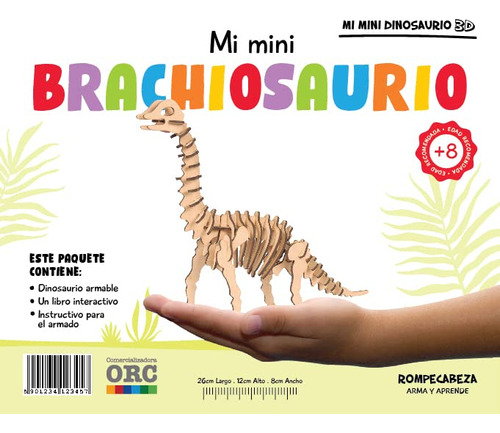 Mi Dinosaurio Gigante 3d-brachiosaurio 51pmp