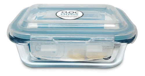 Pote Em Vidro Retangular Hermético 1,5l