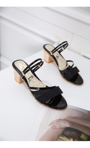 Zapato De Tacón Premium Moda Sandalias Elegantes Para Mujer