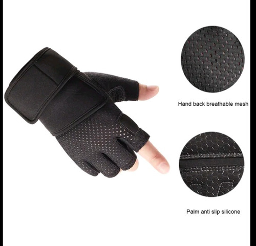 Guantes Con Muñequera Para Gimnasio 