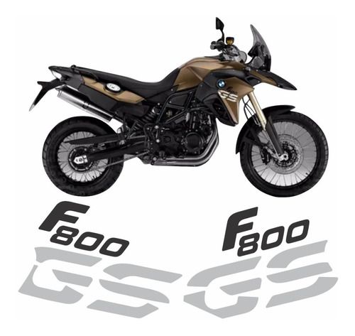 Kit Adesivos Bmw F800gs 2014 Marron F800mr01