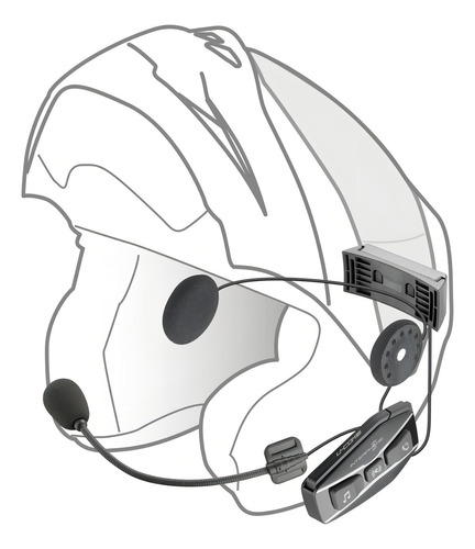 Intercomunicador Moto Interphone U-com 2 Bluetooth 5.0 Dafy