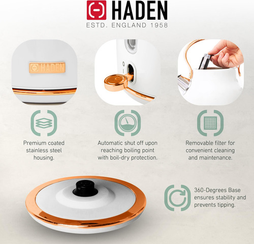 Café Haden, 12 Taza De Cafetera De Goteo Incluido Con De 1,7