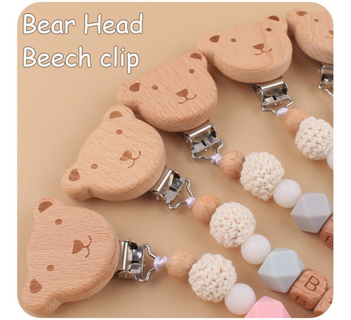 Cadena Para Chupetes Con Nombre Personalizado, Clip Para Chu