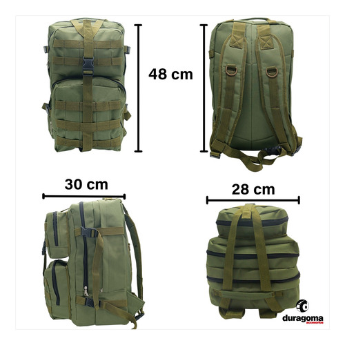 Mochila Tactica Trekking Camping Crossfit Grande 50lts