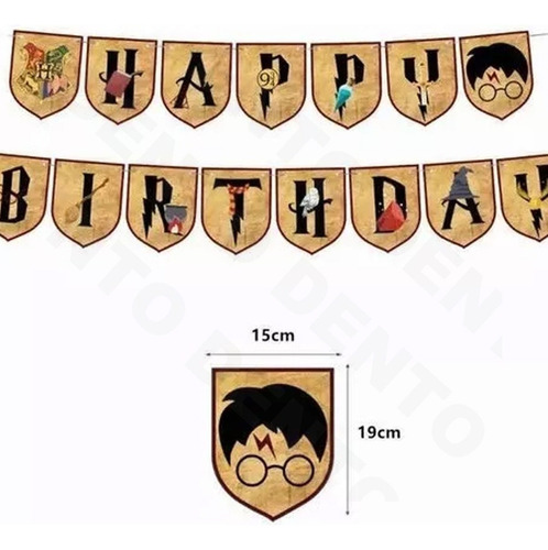 Kit De Balão De Festa Harry Potter Decoração De Presente De