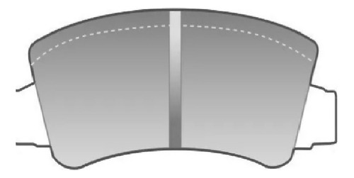 Pastilla Freno Plasbestos Fiat 128 / 133 / Iava 1.3 1971/